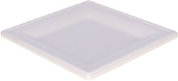 Wegwerpbordjes vierkant suikerriet 20cm wit - set van 8 duurzame borden