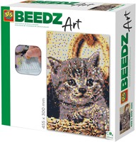 SES BEEDZ ART: Strijkkralen Poes