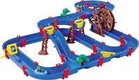 Aquaplay waterbaan Mega Water Wheel met glijbaan en waterval
