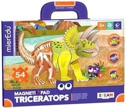 Mieredu jouet magnétique dinosaure - tableau magnétique éducatif