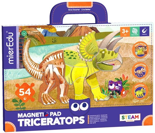 Mieredu magnetisch speelgoed dinosaurus - educatief magneetbord