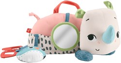 Tapis de jeu rhinocéros Fisher-Price pour jouer sur le ventre - jouet bébé