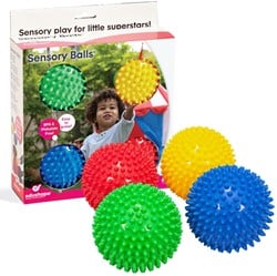 Edushape Sensorische baby ballen set van 4 / 10cm