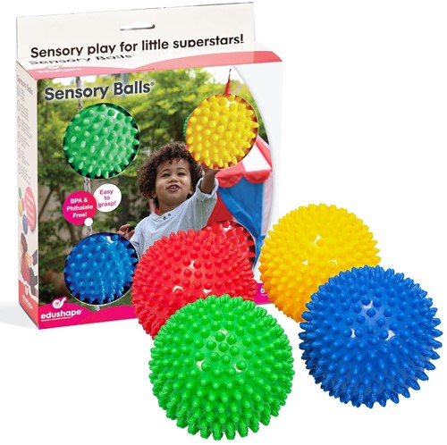 Edushape Sensorische baby ballen set van 4 / 10cm