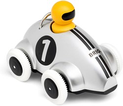 Brio racewagen Push & Go zilver Special Edition speelgoedauto