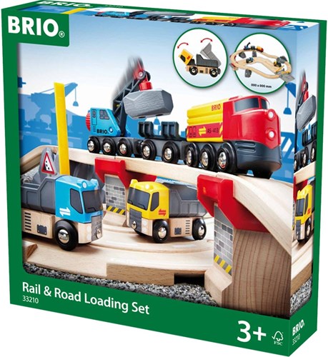 BRIO Ciruit rail route transport de roches - 33210-2