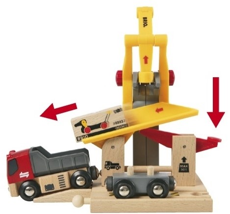 BRIO Grue de chargement de marchandises - 33280-2