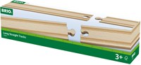Brio lange rechte rails houten treinbaan uitbreidingsset - 33341-3
