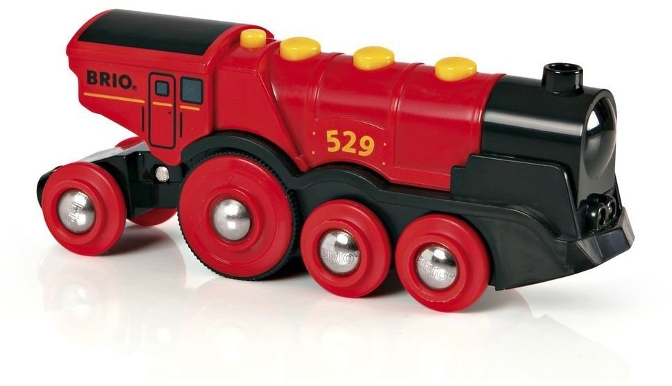 BRIO Locomotive rouge puissante à piles - 33592