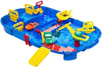 Aquaplay waterbaan Lock Box - draagbare speelset met sluizen en haven