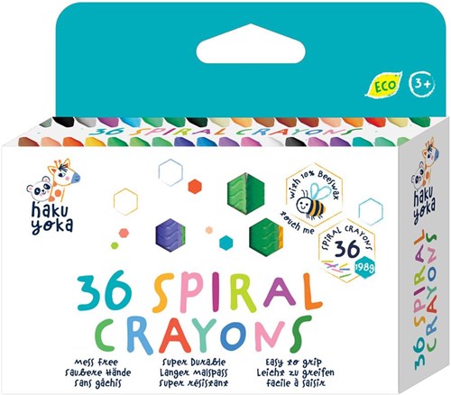 Crayons spirales HAKU YOKA - 36