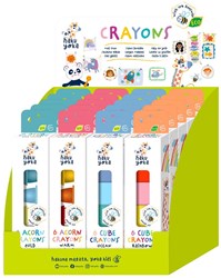 Crayons cubes HAKU YOKA - Dino World