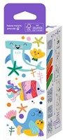 Haku Yoka jouet rouleau à colorier - Mini set animaux marins avec crayons-3