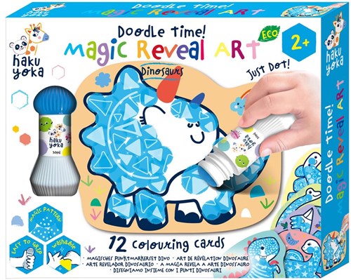 Haku Yoka magisch kleurplezier - Dinosaurussen knutselset voor kinderen