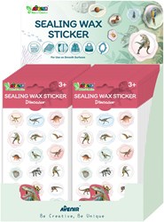 Avenir musée et art autocollants cire dinosaures kit créatif enfants