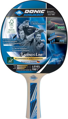 Donic Legends 700 Tafeltennisbat