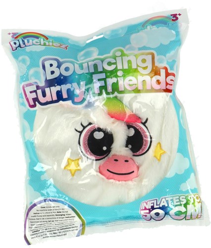 Pluchiez eenhoorn knuffel speelgoed - bouncing hugging unicorn 50 cm-2