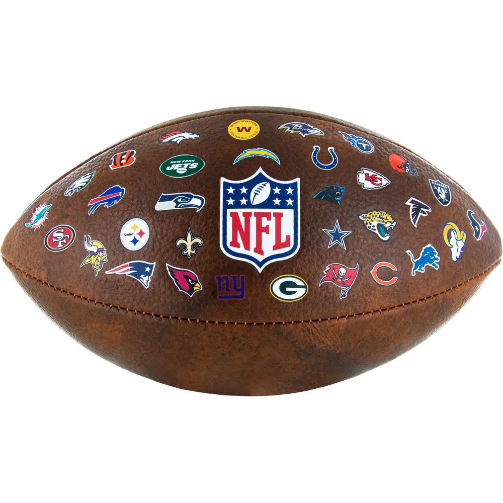Fin Fun American Football NFL junior vintage bal 32 team logo's