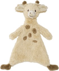 Happy Horse knuffeldoek giraffe Gus - beige baby cadeau 26 cm