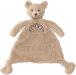 Happy Horse knuffeldoek beer Mindful - beige baby cadeau 22 cm