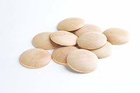 TickiT houten schijven speelgoed - set van 10 open einde