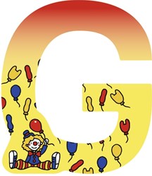 Heimess houten letter G speelgoed decoratie set van 6