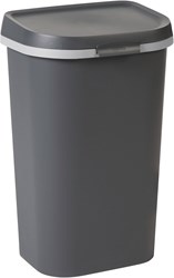Curver poubelle Mistral Flat 50L anthracite - plastique recyclé
