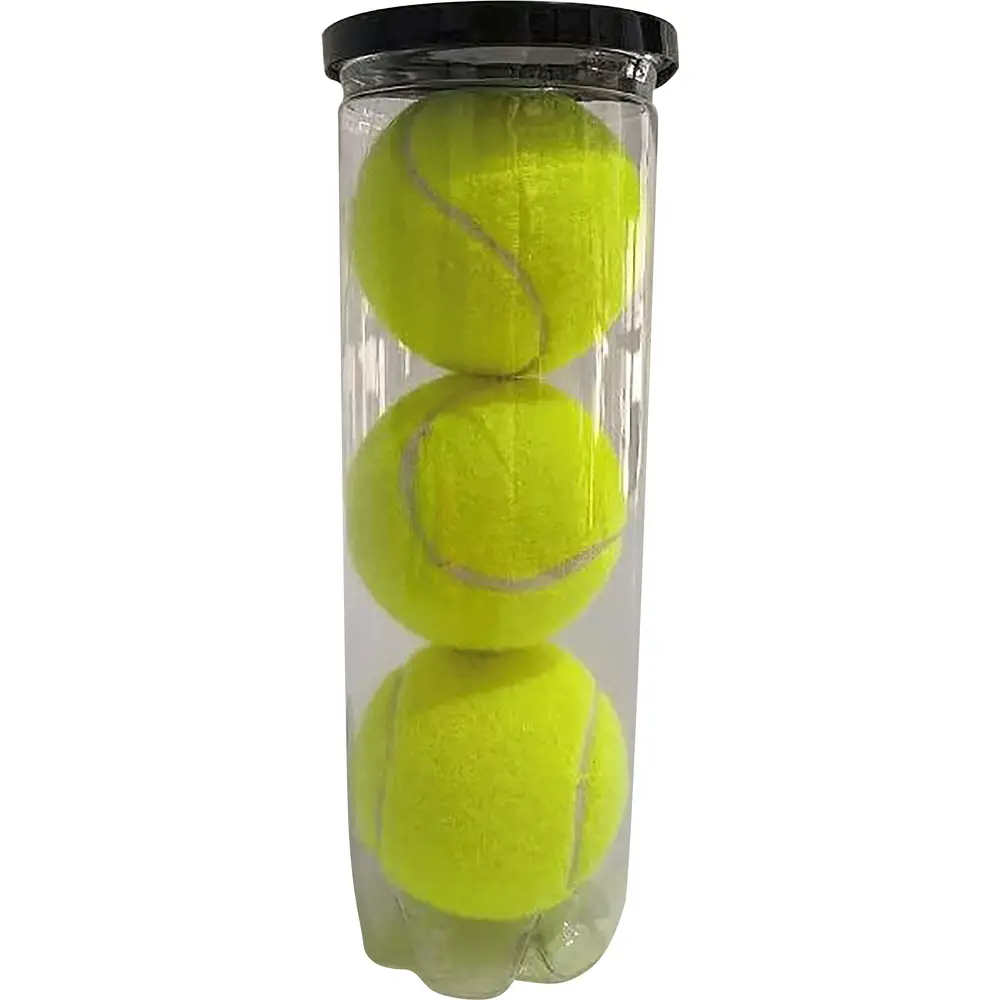 New Sports balles de tennis set - 3 pièces dans une boîte pratique