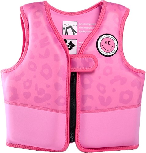 Veste de natation Swim Essentials imprimé panthère rose - 4-6 ans