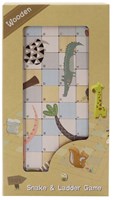 Lobbes jeu en bois Serpents et Échelles pour enfants jouet classique