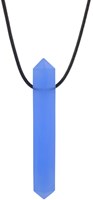 ARK Therapeutic kauwketting Krypto-Bite XT blauw speelgoed sensorisch Discrete, edelsteenvormige kauwketting voor kalmerende orale input bij kinderen, tieners en volwassenen.