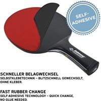 Schildkröt tafeltennisrubber QRC Revolution Level 1000-8000 Attack-3