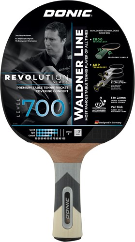 Schildkröt raquette de tennis de table Waldner 700 avec poignée ergonomique