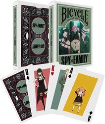 Bicycle cartes à jouer premium Spy x Family - Poker - Collection Anime