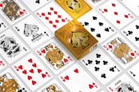 Bicycle cartes à jouer premium - Dragon Gold poker - jeu de cartes de luxe-3
