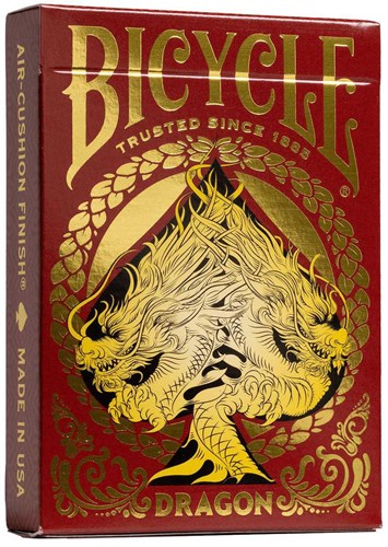Bicycle Cartes à Jouer Premium Poker Dragon Red Deck - Collection-2