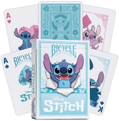 Cartes à jouer Bicycle - Cartes de poker Disney Stitch - carton premium