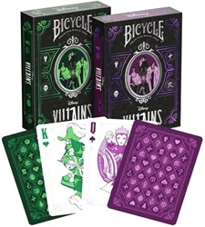 Bicycle cartes à jouer Villains vert et violet - jeu de cartes pour adultes