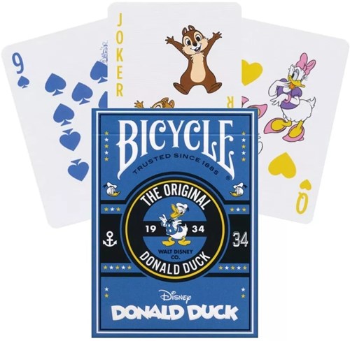 Bicycle Cartes à jouer Poker Donald Duck - Cartes Disney Premium - Creatives