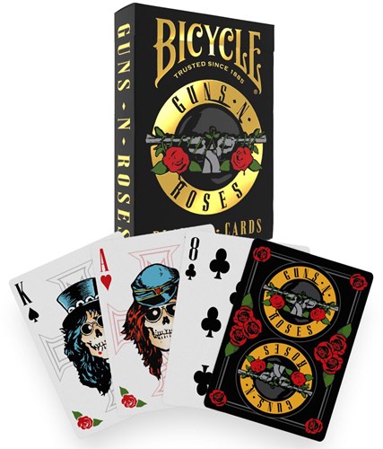 Bicycle cartes à jouer Guns N' Roses - Poker - Produits dérivés musique - Premium