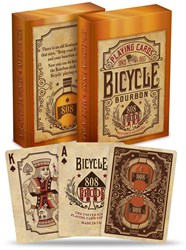 Bicycle cartes à jouer - Poker Bourbon - Jeu de cartes premium