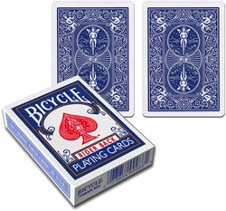 Bicycle cartes à jouer cartes magiques bleu carton