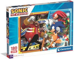 Clementoni puzzle 180 pièces Super Sonic pour enfants dès 7 ans