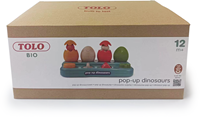 Tolo jouet Bio Pop Up Dinosaures éducatif durable 1-2 ans-3