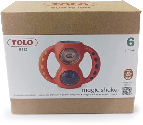 Tolo Bio Hochet Magique jouet bébé coloré durable-3