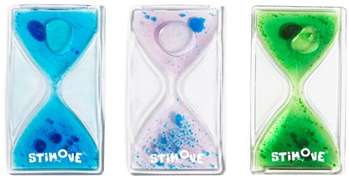 Stimove jouet sensoriel Squidgy Fidgets Mini Timers set paillettes