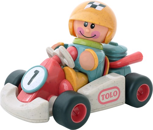 Tolo voiture jouet Go-Kart First Friends durable et éducatif