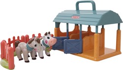 Tolo speelgoed BIO First Friends koe en paard stal set educatief