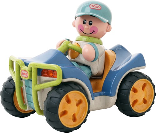 Tolo quad jouet First Friends avec garçon - durable et éducatif