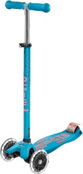 Micro trottinette Maxi Deluxe Aqua/Orange LED